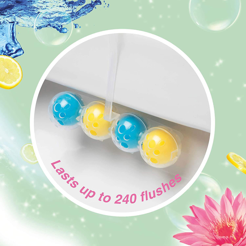 Bloo Power Active Lemon Toilet Rim Block 50g 10 Pack Image 3