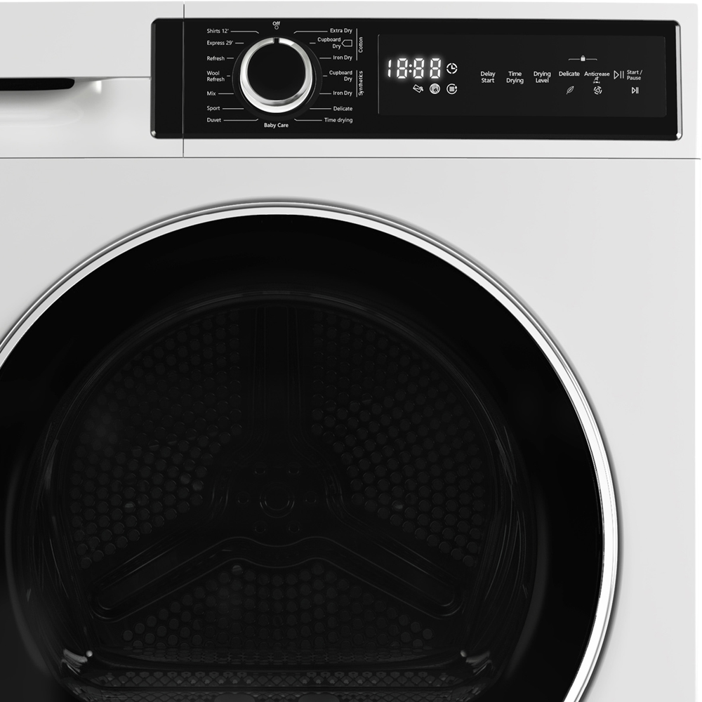 Montpellier MTDC8SDW 8kg White Condenser Sensor Dry Tumble Dryer Image 7