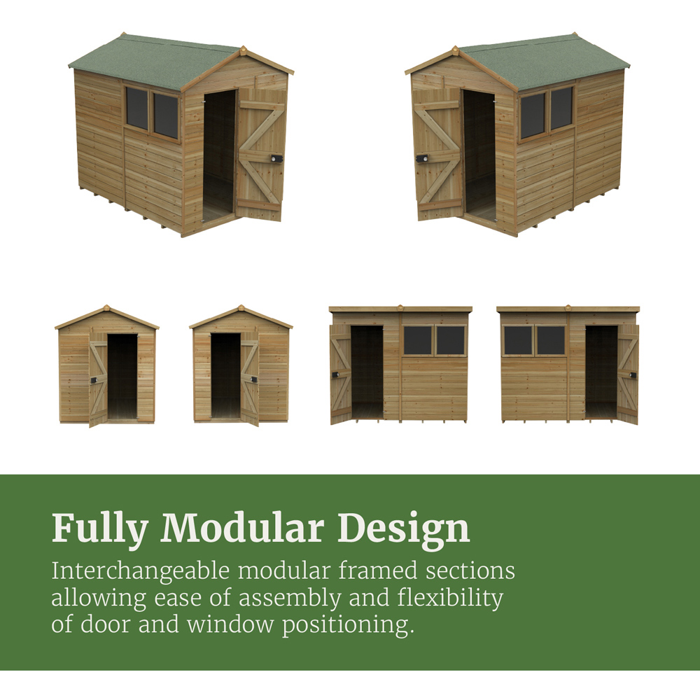 Forest Garden Timberdale 8 x 6ft Pent Shed Image 7