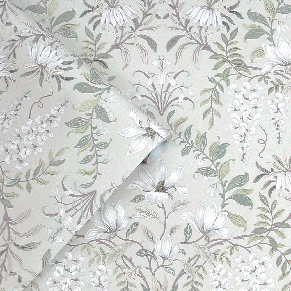 Laura Ashley Parterre Sage Wallpaper Image 2