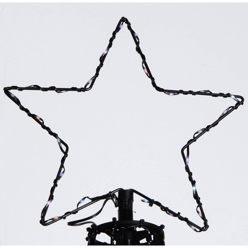 Samuel Alexander 580 Rainbow LED Multi-Function Pyramid Christmas Cone Tree 210cm Image 6