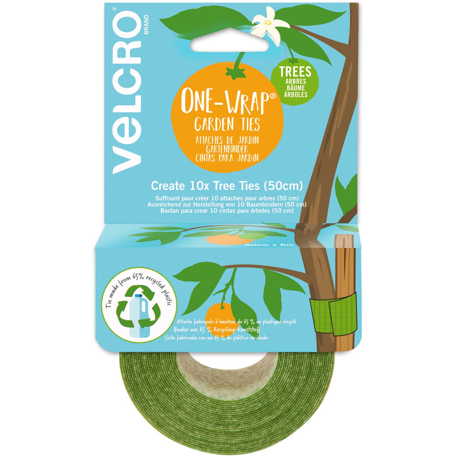 One Wrap Plant Ties - Green / 5.4m Image 1