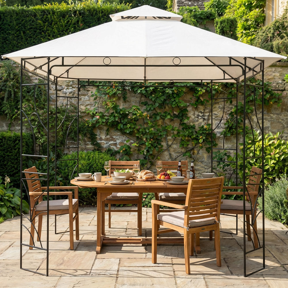 Outdoor Essentials Arosa 2.5 x 2.5m Steel Gazebo Image 3