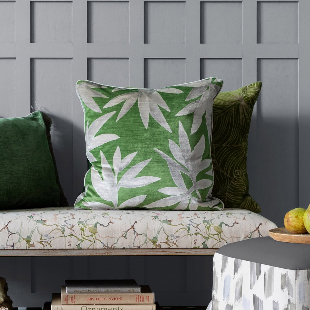 Voyage Maison Additions Silverwood Apple Velvet Feather Cushion 50 x 50cm Image 2