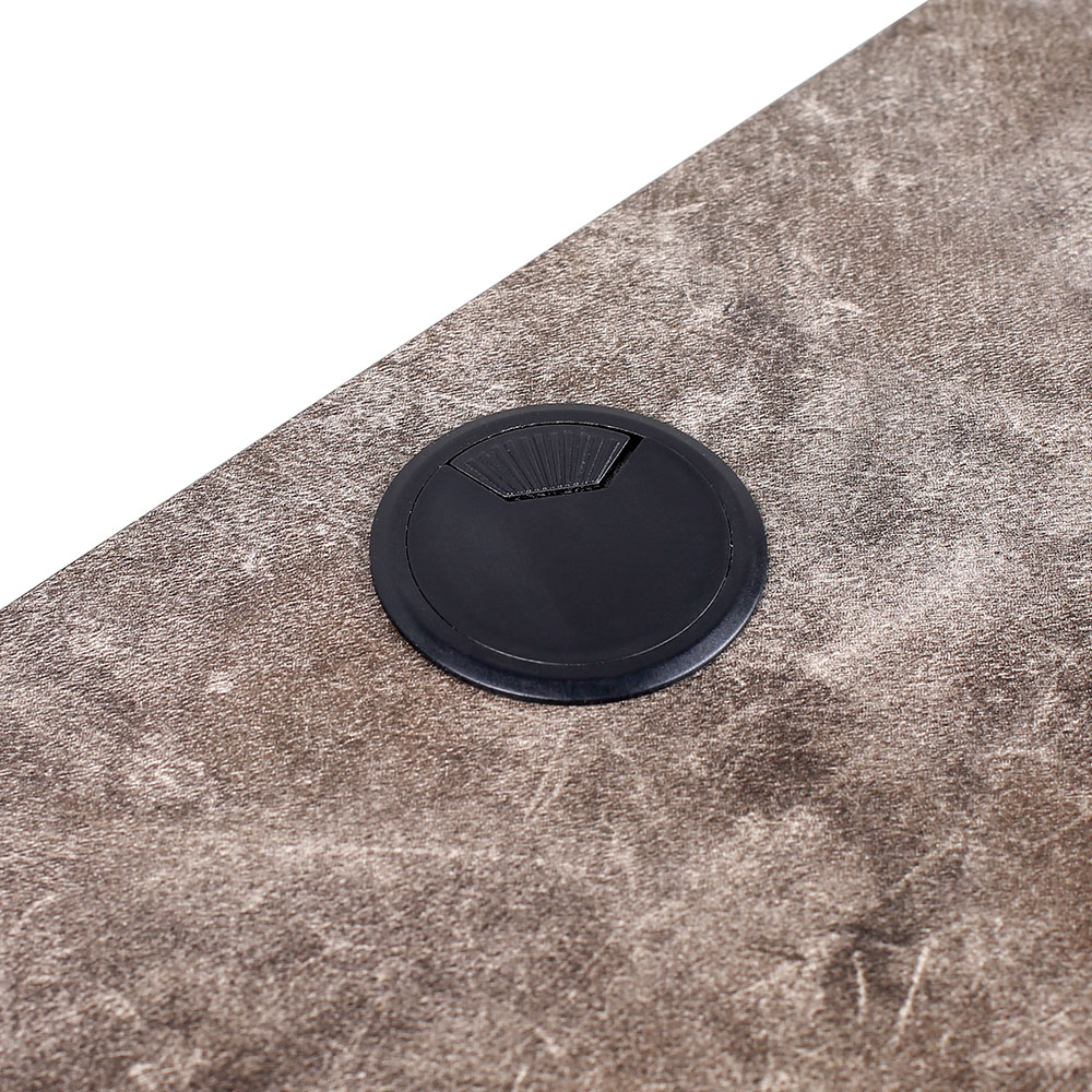 Living and Home Open Shelf Vintage Grey Wall Mounted TV Stand Image 5