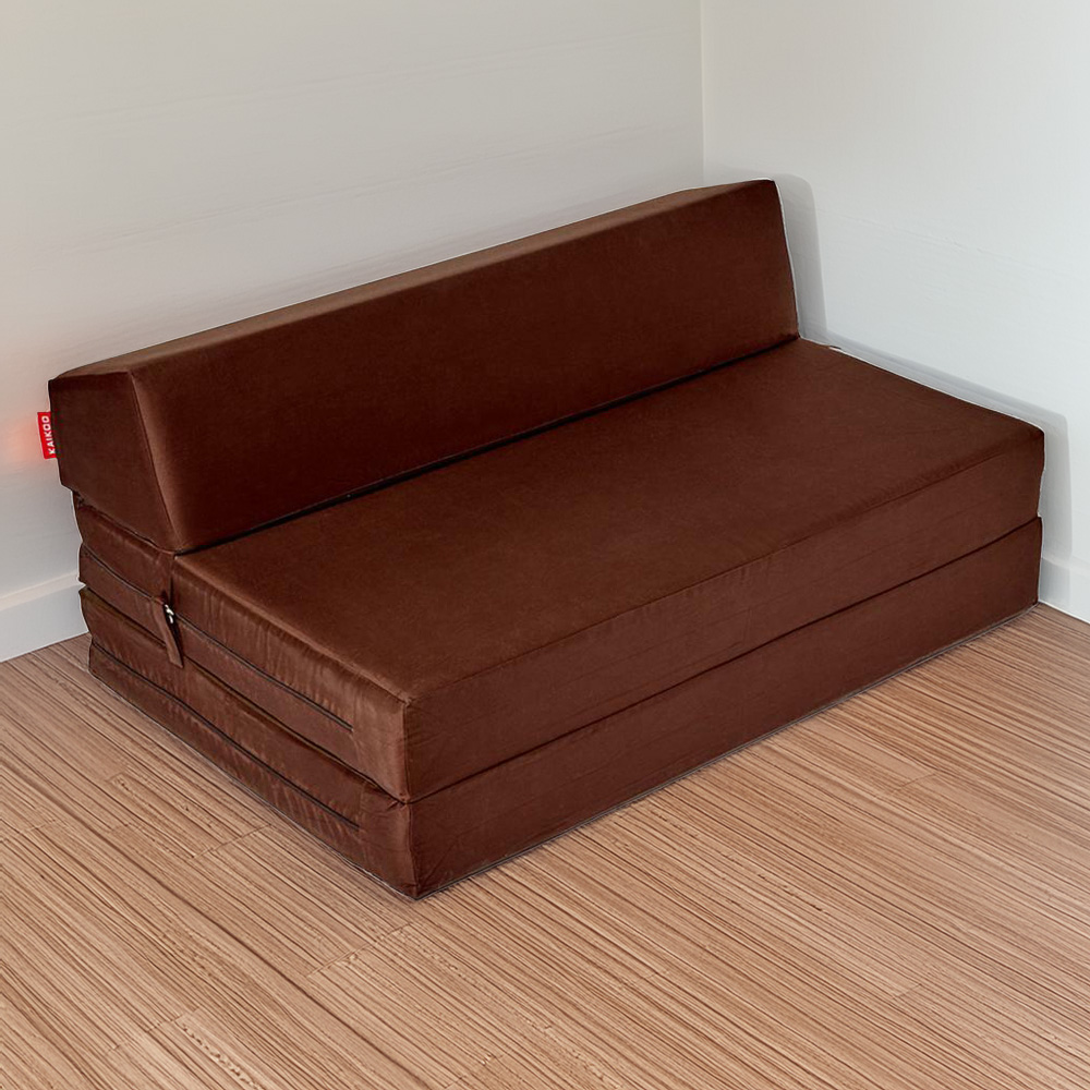 Kaikoo Double Chocolate Foldable Bed Image 1