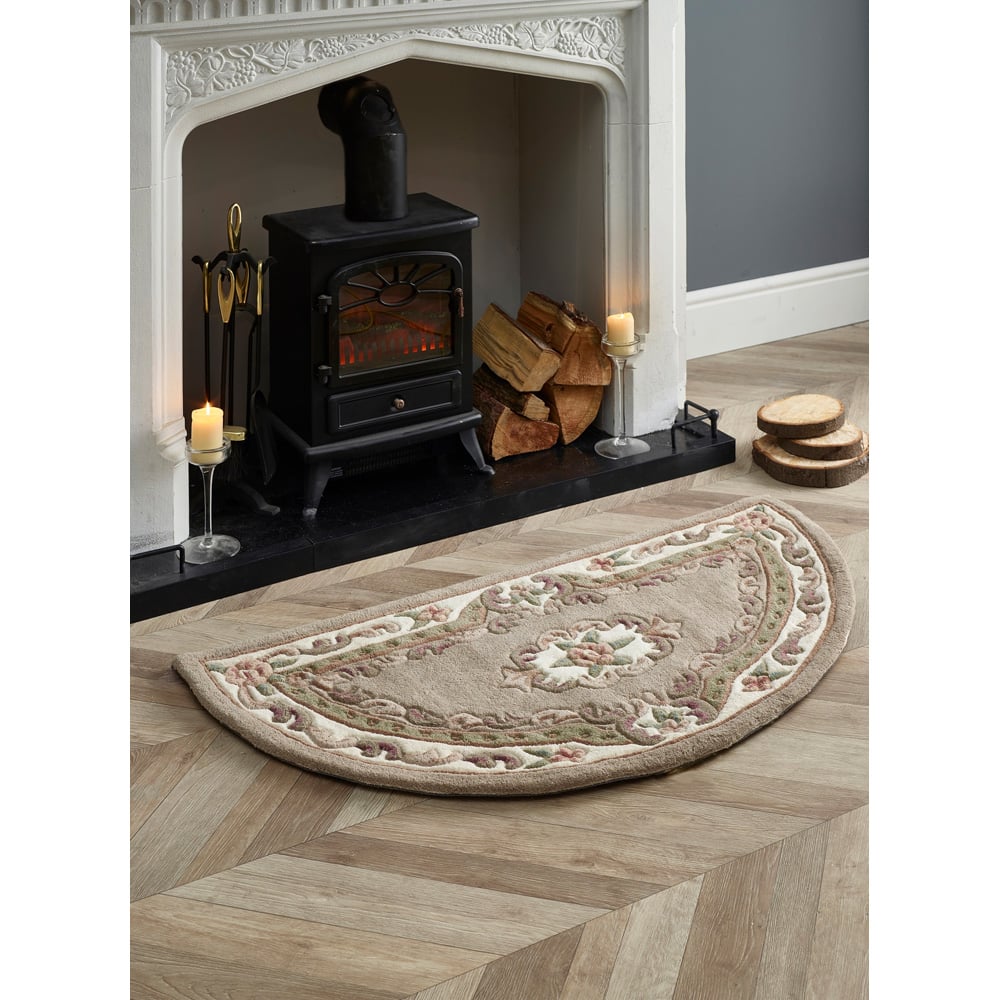 Origins Shensi Beige Half Moon Rug 67 x 127cm Image 2