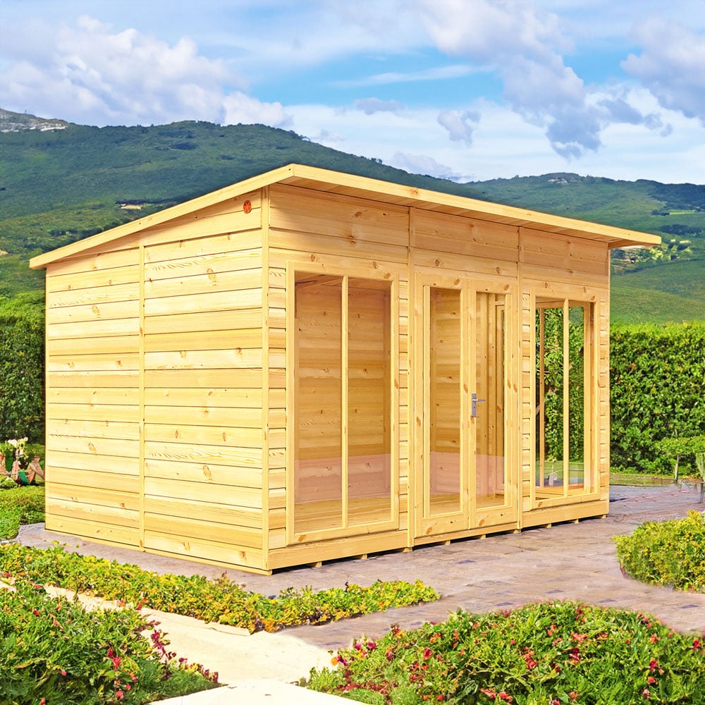 Shire Lela 12 x 8ft Double Door Summerhouse Image 2