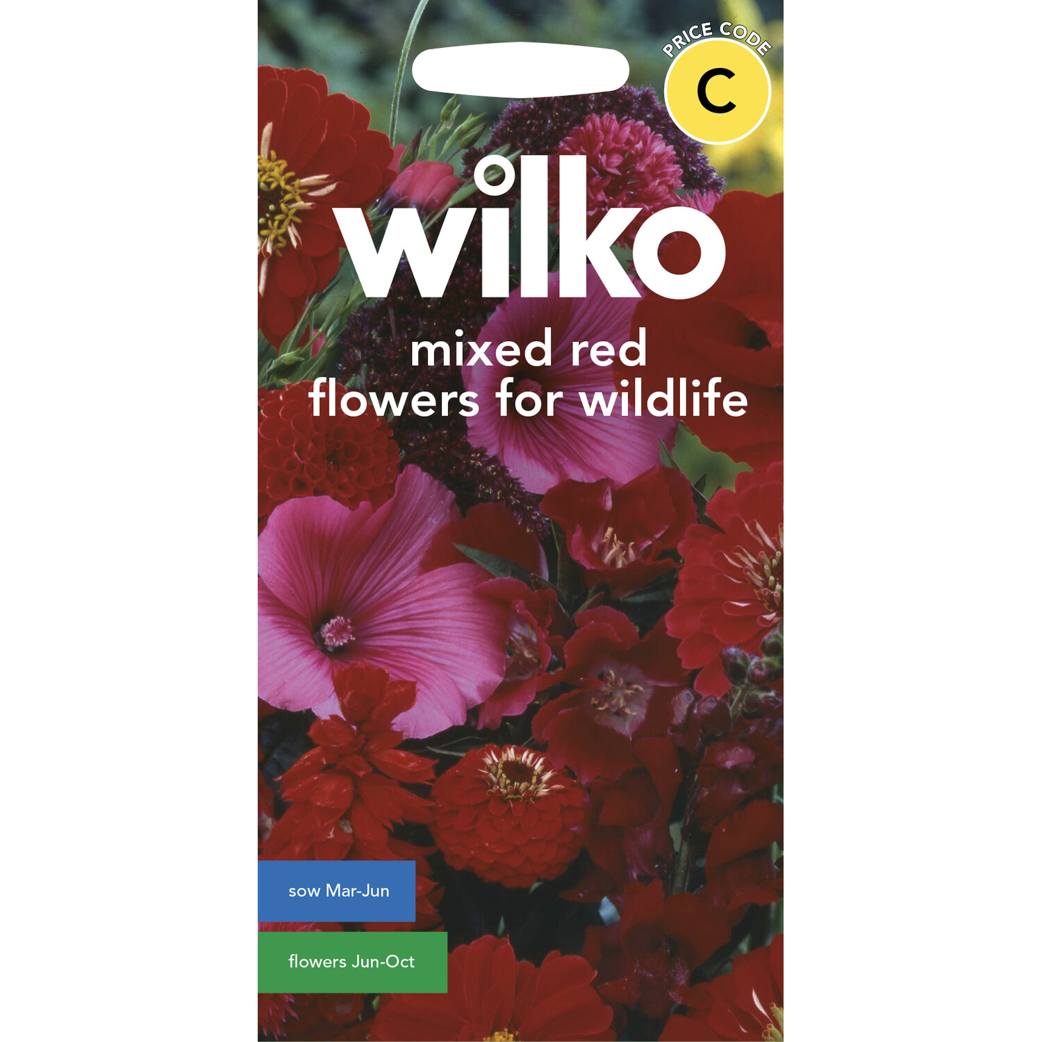 Wilko Mixed Red Flowers for Wildlife Seeds Image 1