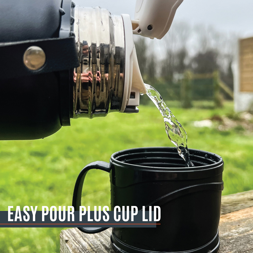 Milestone Camping Double Walled Stainless Steel Flask 1.2L Image 6