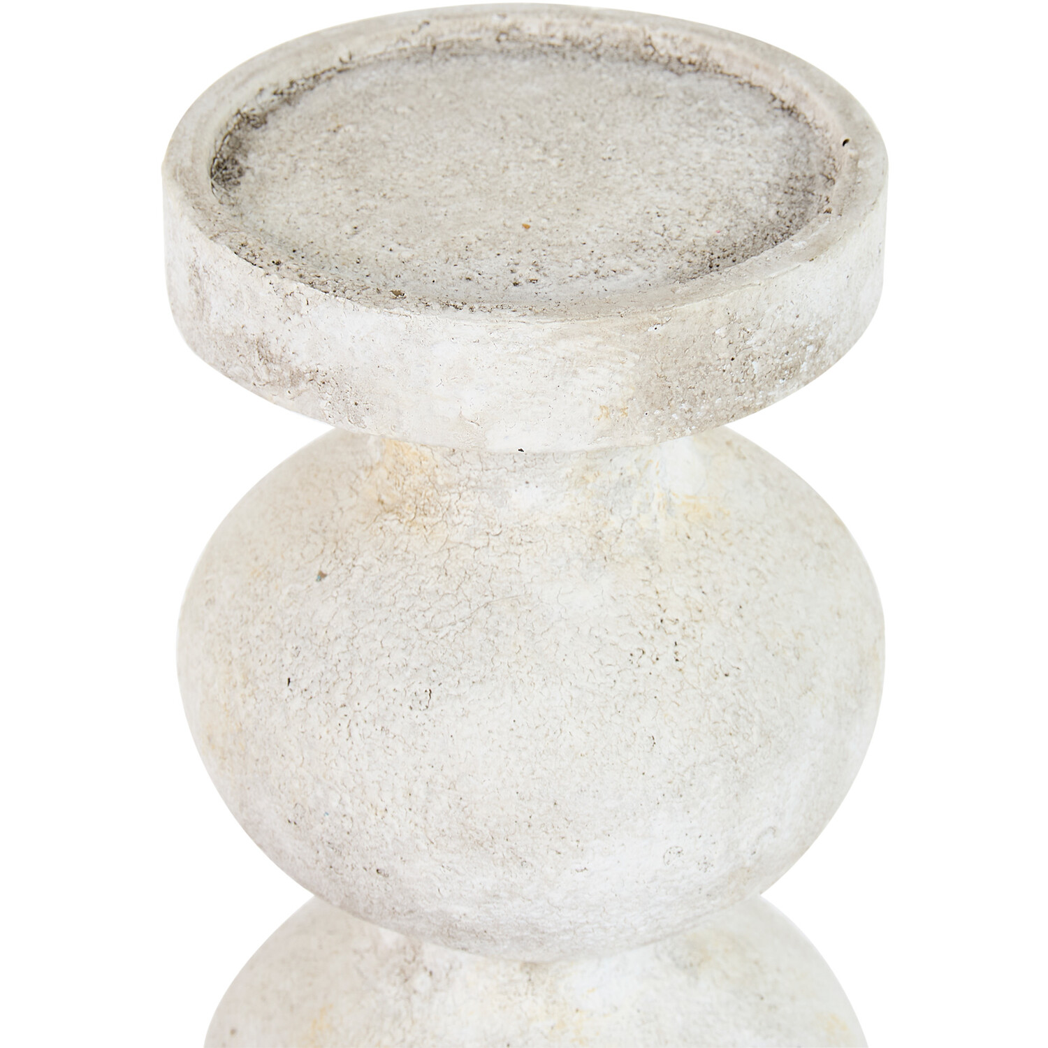 Eden Pillar Candle Holder - White Image 3