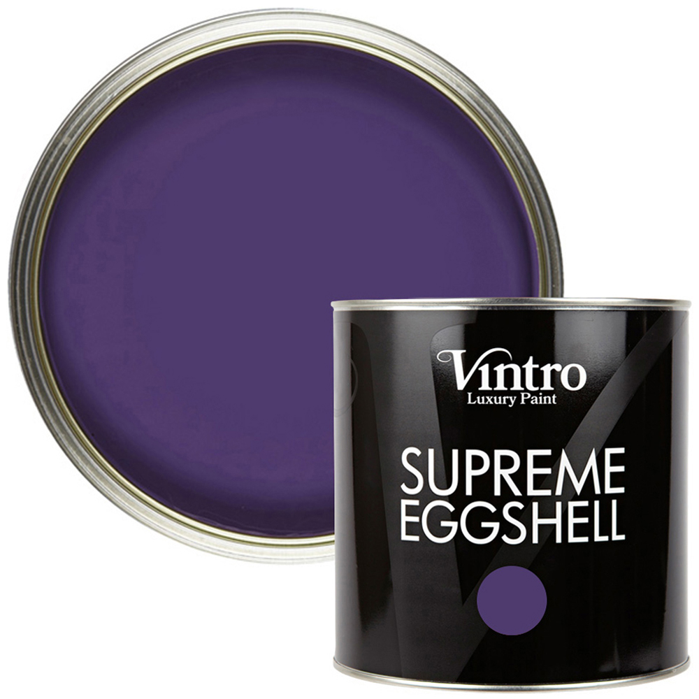 Vintro Paint Royal Purple Eggshell Paint 2.5L Image 1