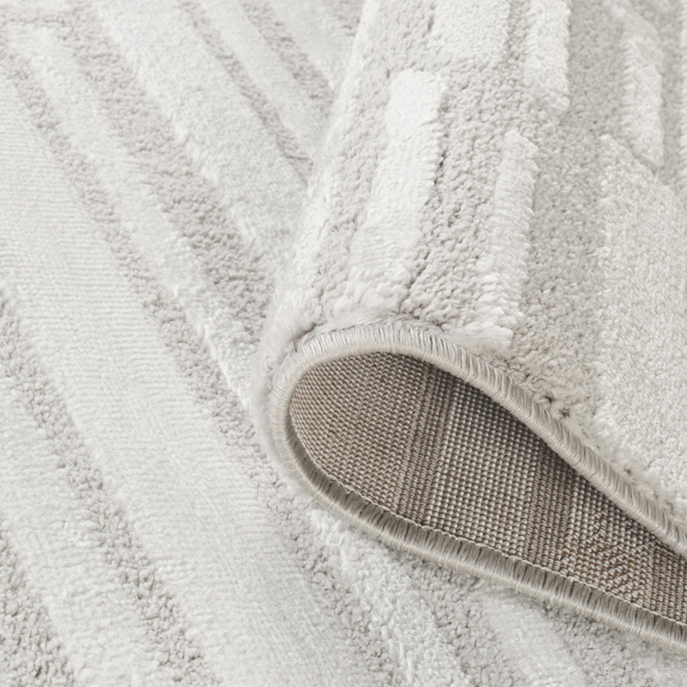 Desire Rugs Hamilton Silver Bold Geometric Rug 200 x 290cm Image 3