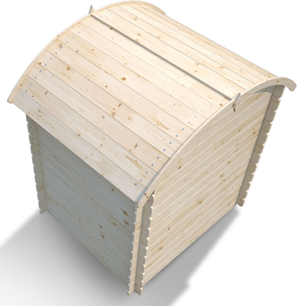 Soulet Patty 3 x 3ft Kids Wooden Glamping Playhouse Image 6