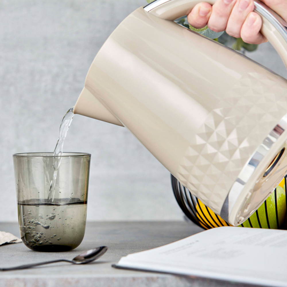 Tower Solitaire EEJB191 Latte 2 Slice Toaster with 1.5L Kettle Set Image 7