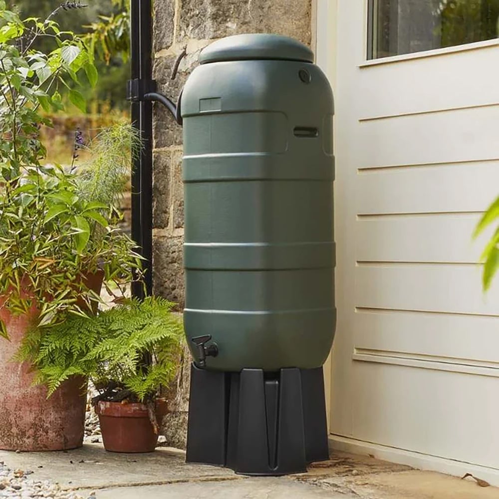 Straight PLC Green Water Butt Kit 100L Image 2