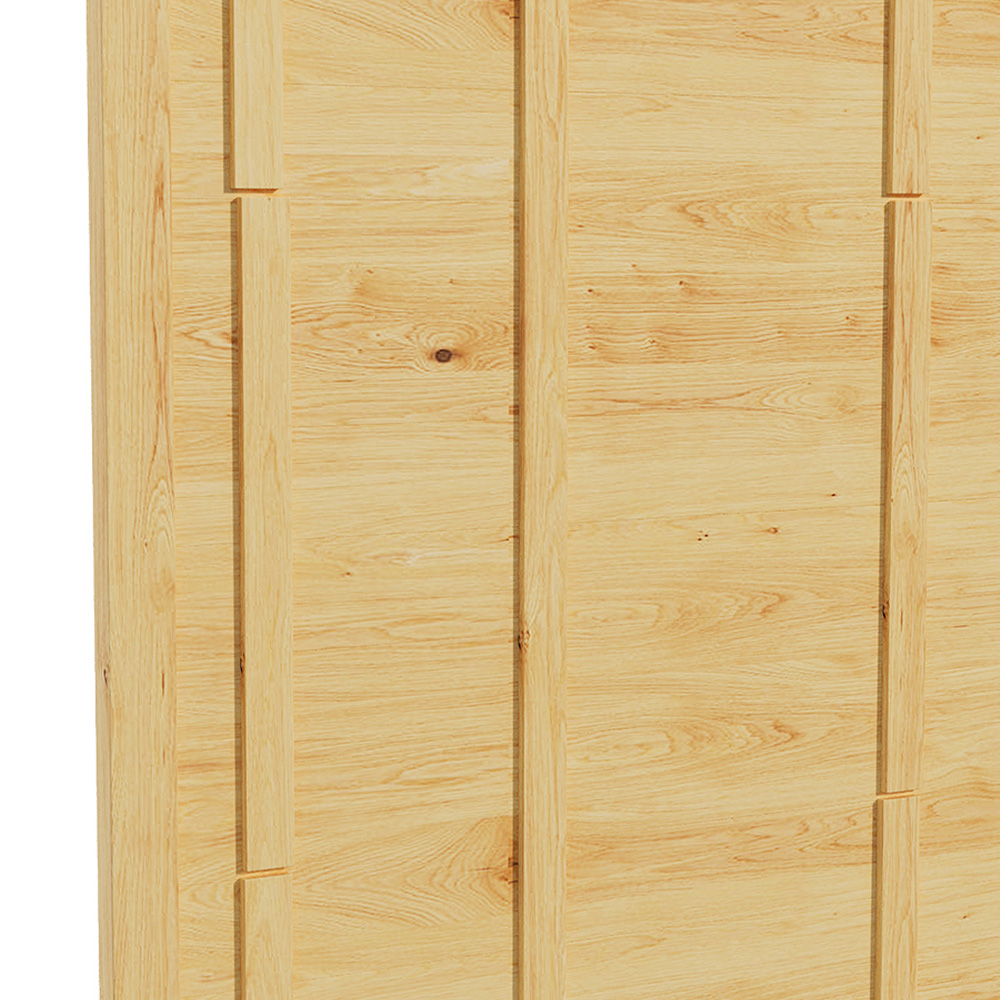 Living and Home 6 x 6ft Lattice Top Wooden Garden Fence Panel Image 3