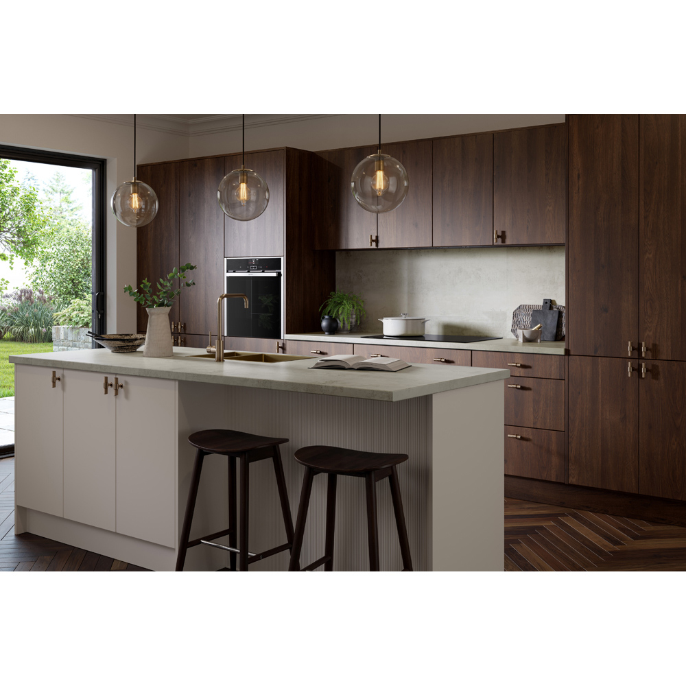 Omega Classic Woodstone Blanc Postformed Breakfast Bar 4100 x 665 x 38mm Image 2