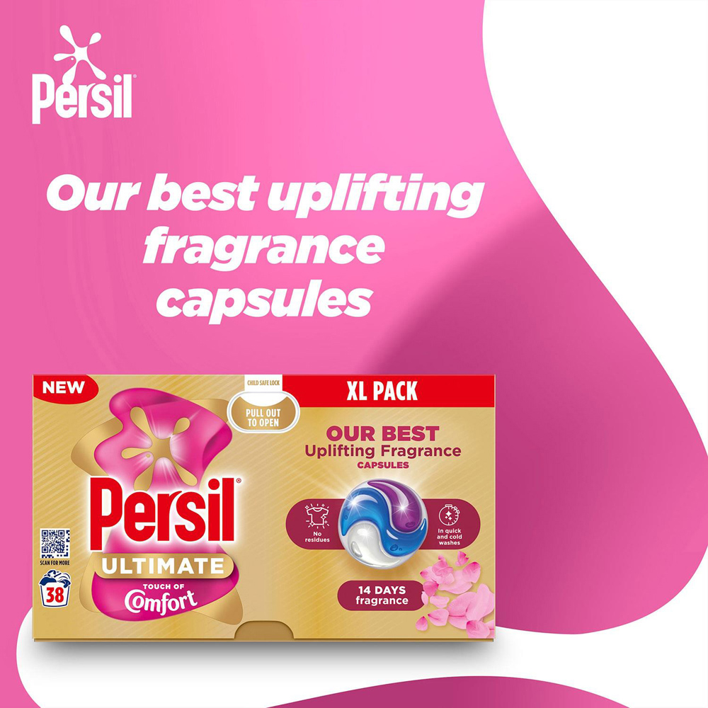 Persil Uplifting Fragrance Washing Capsules 38 Washes 6 Pack Image 7