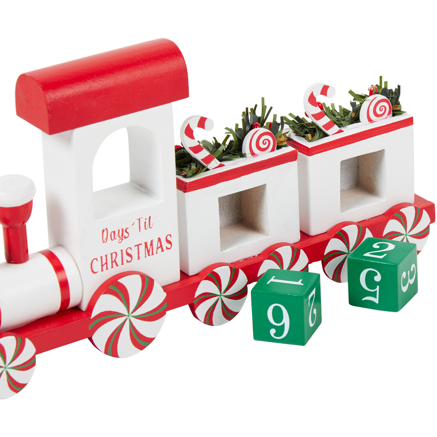 Candy Cane Train Countdown Calendar - Red Image 4