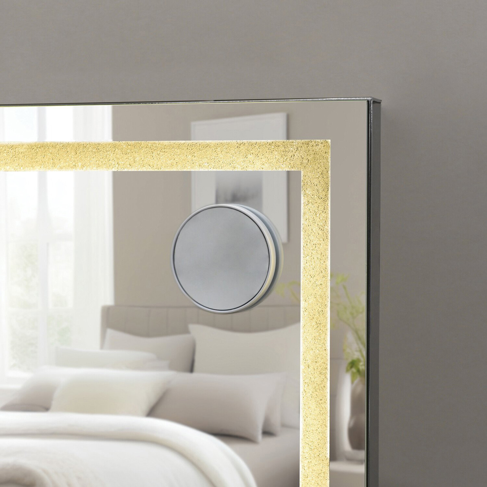 Hollywood Crystal Effect LED Mirror Image 4