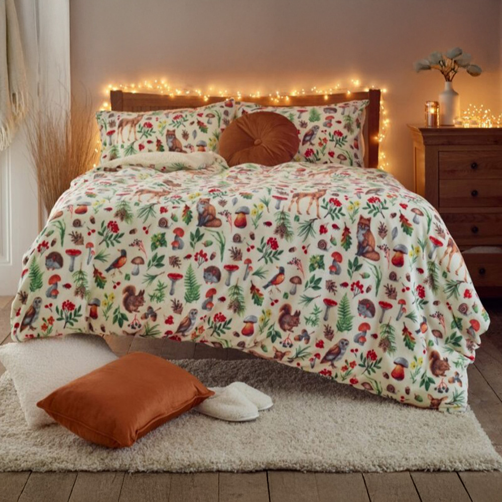 Deyongs Autumn Animals Double Fleece Duvet Set Image 1