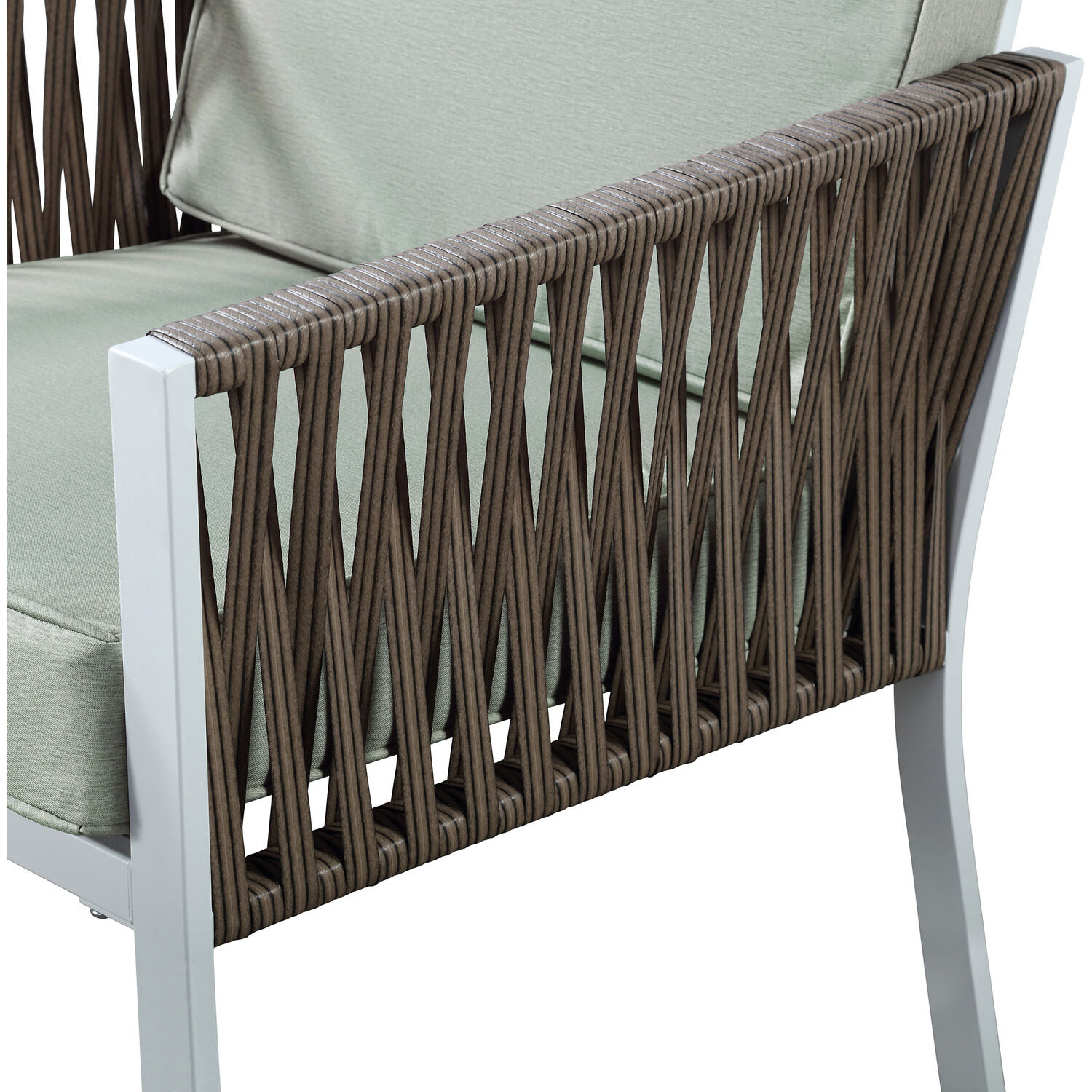 Malay Mayfair 6 Seater Dining Set Sage Image 7