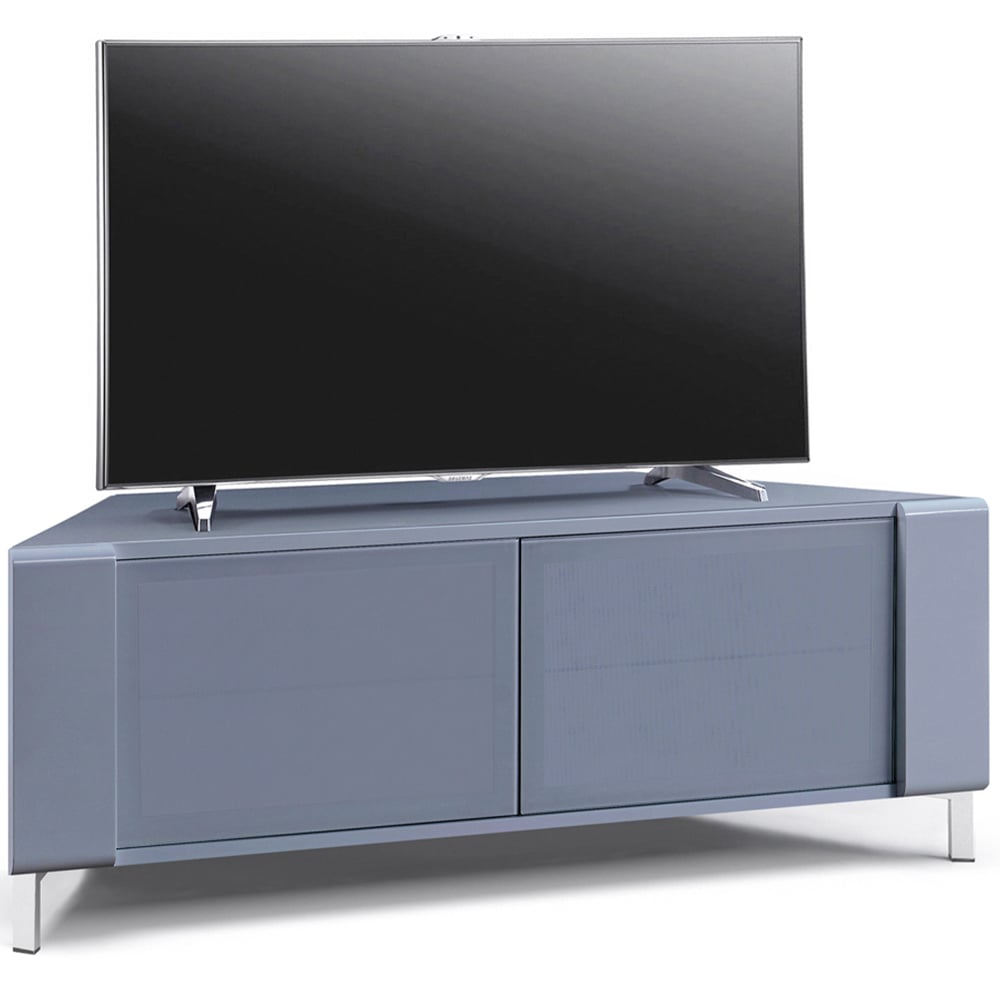 MDA Designs Corvus 2 Door Grey TV Cabinet Image 2