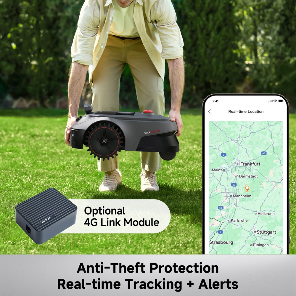 Mova ViAX 500 Wire Free Auto-Mapping with Virtual Boundaries Robotic Lawnmower Image 5