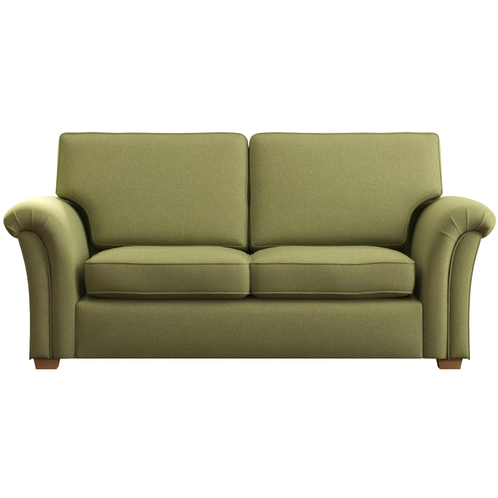 Castleacre 3 Seater Venice Olive Fixed Back Sofa Image 3