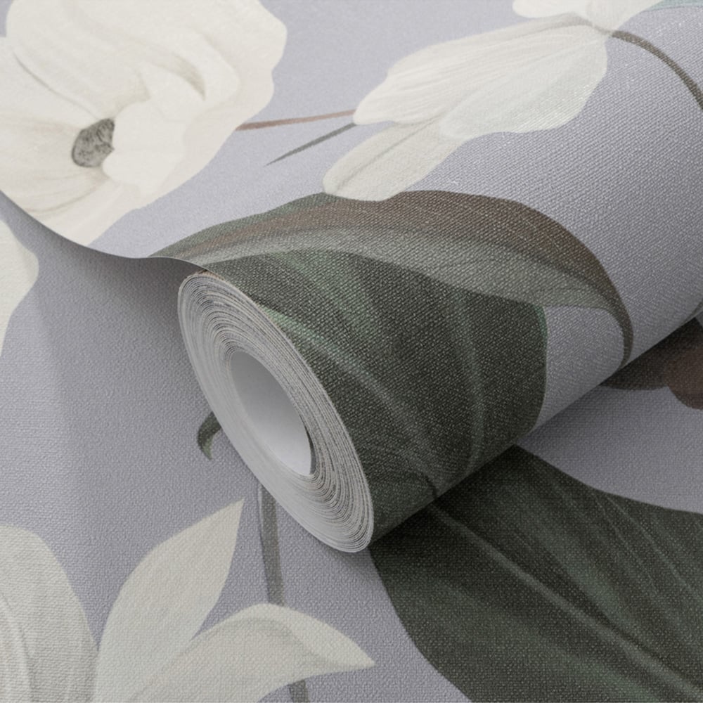 Erismann Fairy Blossom Grey Wallpaper Image 2