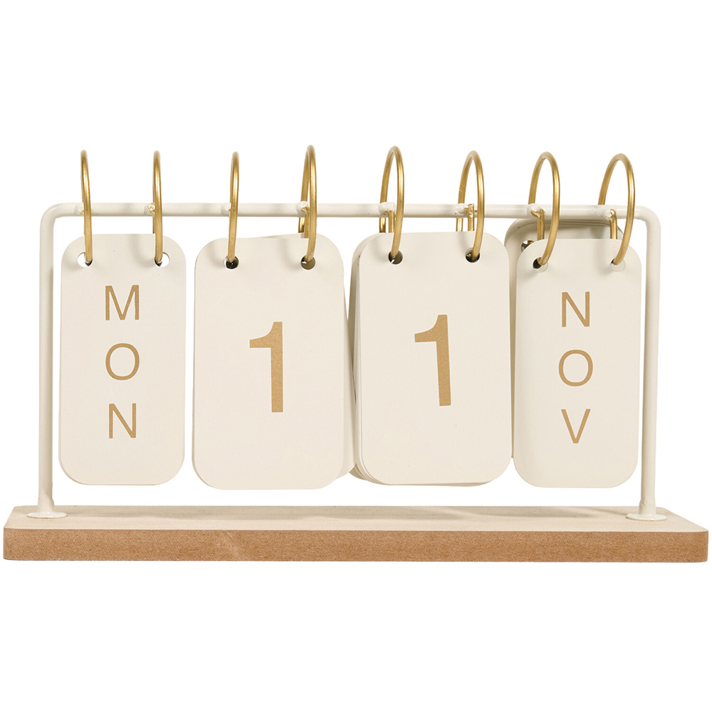Desk Calendar White Image 3