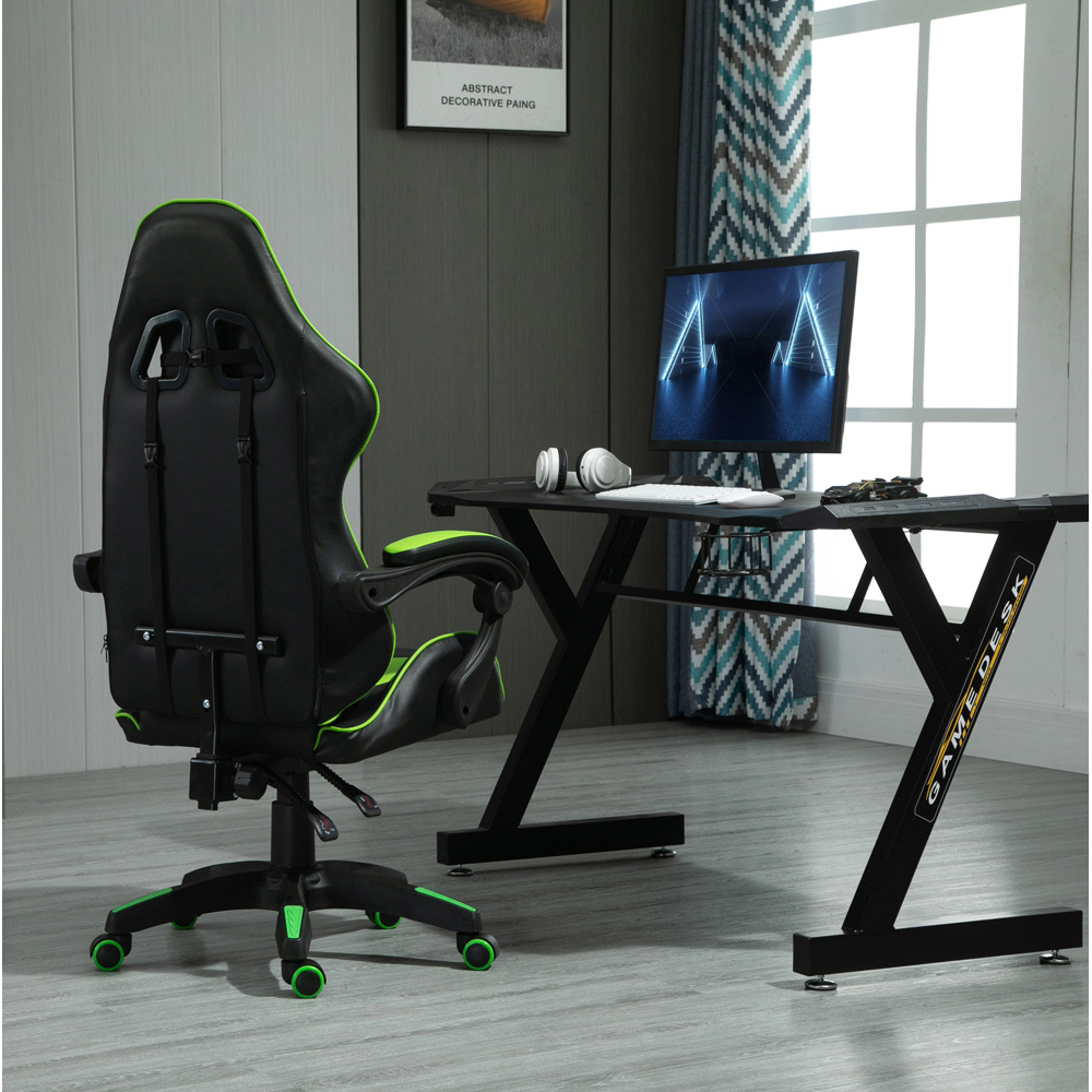 Green Tilt and Swivel Computer Chair Image 6