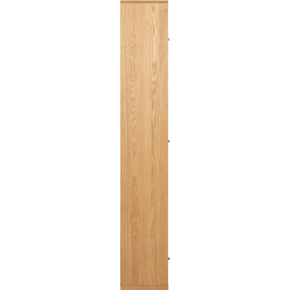 Florence Rangoon 3 Door 9 Shelf Oak Bookcase Image 3