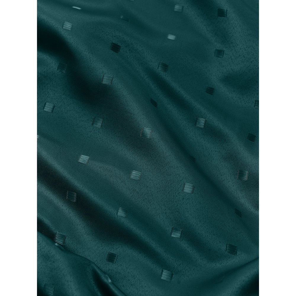 Alan Symonds Madison Teal Ring Top Curtain 229 x 183cm Image 8