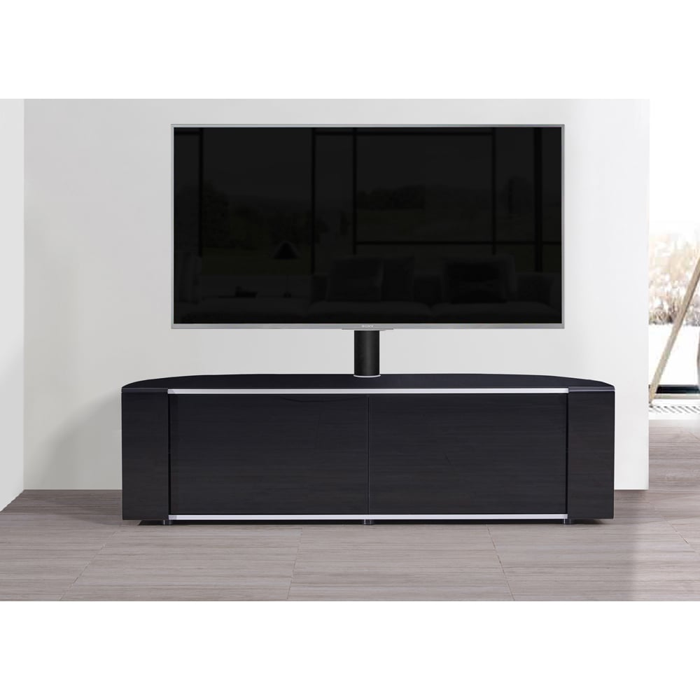 MDA Designs Sirius 1600 2 Door Black Complete TV Cabinet Image 6