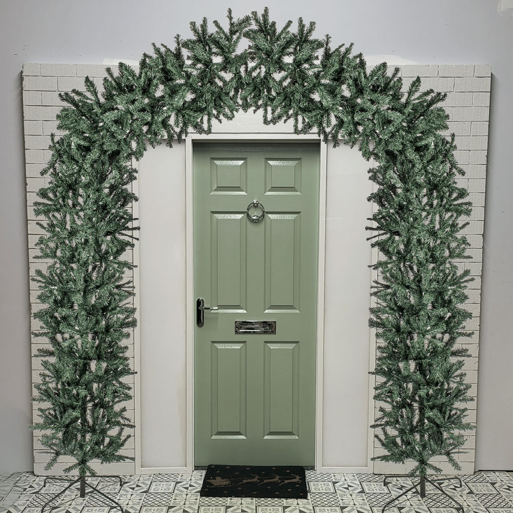 Samuel Alexander Green Christmas Tree Arch 8ft Image 6