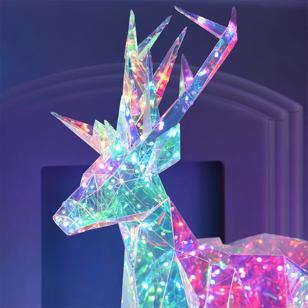 Crystal Effect LED Stag Image 7