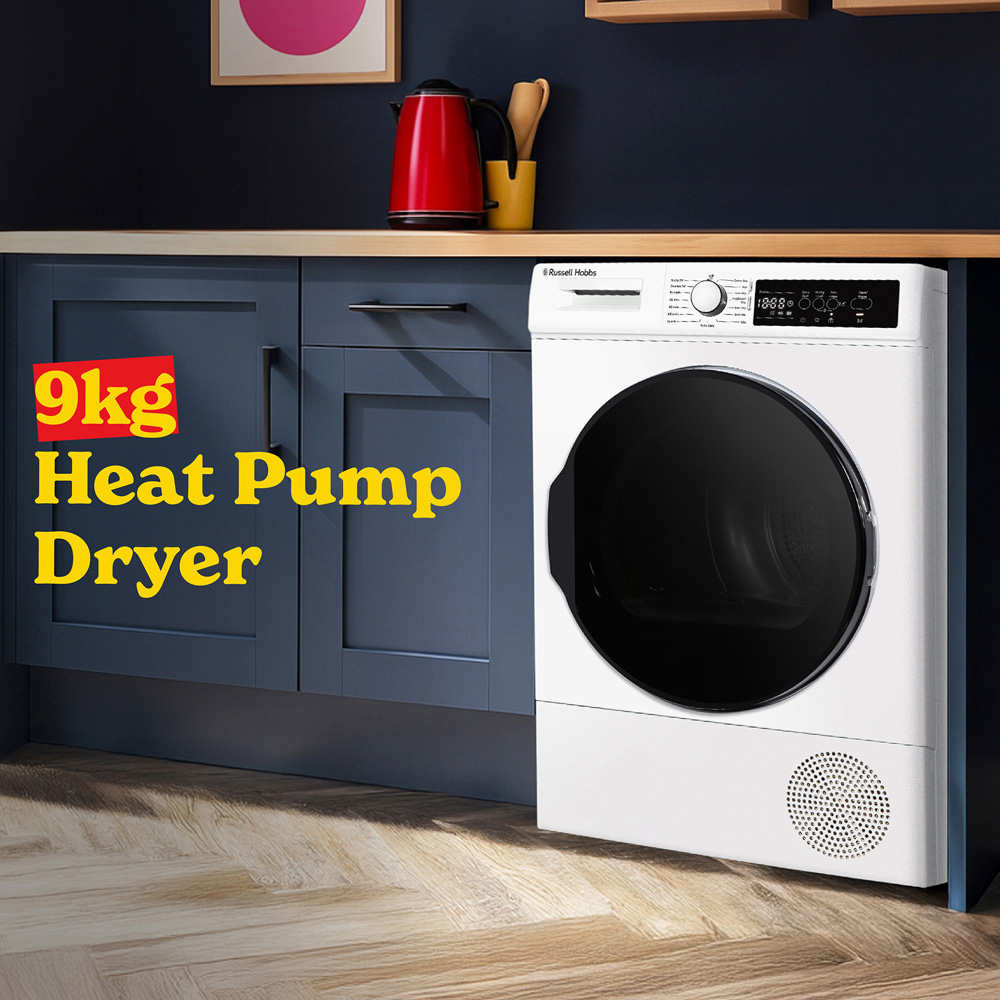 Russell Hobbs RH9HPTD1E12W White 9kg Heat Pump Dryer Image 8