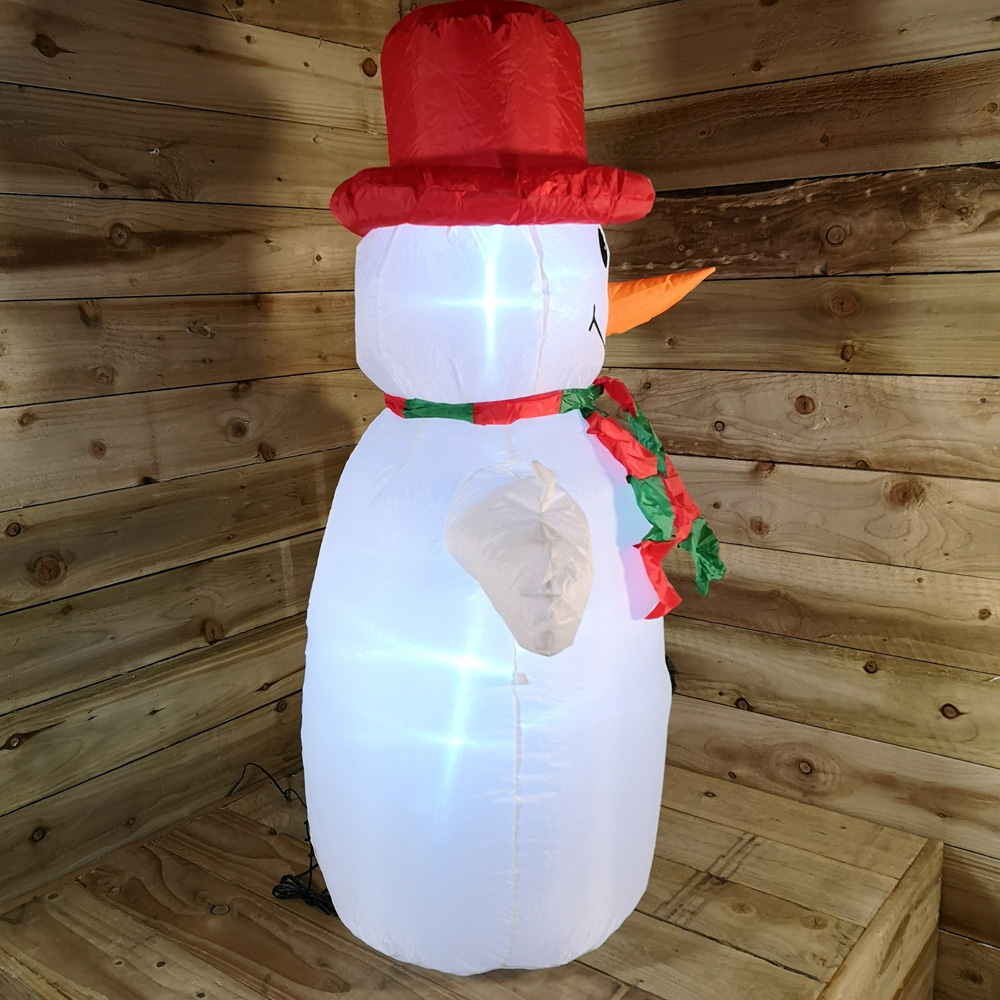 Samuel Alexander Snowman Light Up Inflatable Christmas Decoration 4ft Image 5