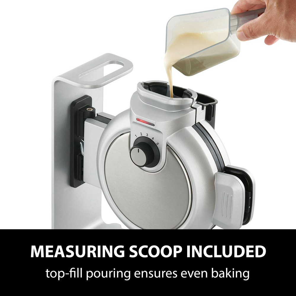 CASO Design WaffleUp 02932 Upright Belgian Waffle Maker 800W Image 5