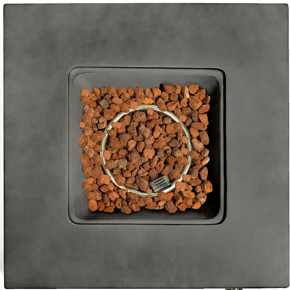 MDA Designs Loki Dark Stone Propane Outdoor Firepit Image 4