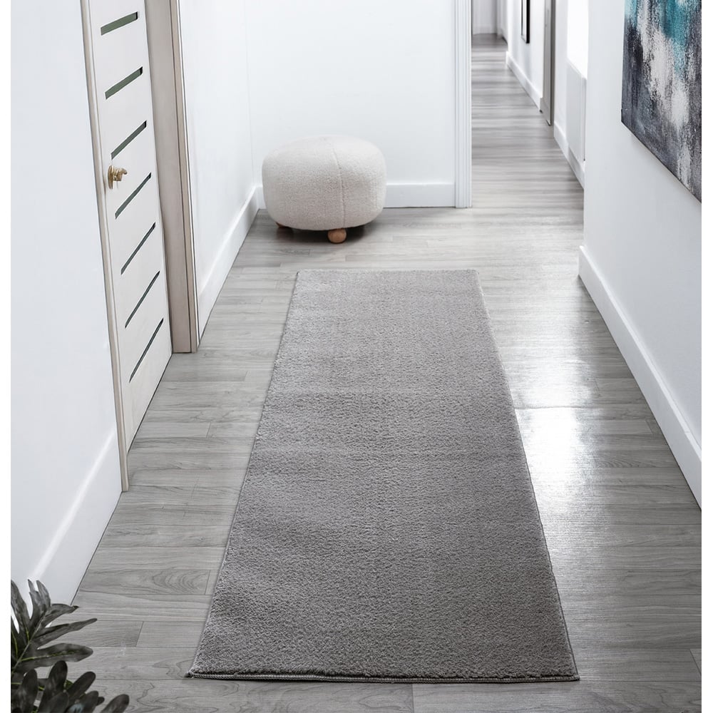 Desire Rugs Comfy Dark Grey Anti Slip Felt Backing Rug 200 x 280cm Image 7