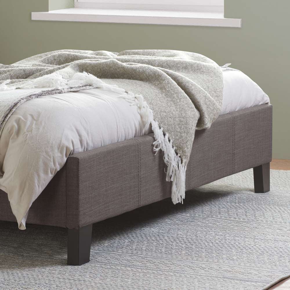 Berlin Double Grey Polyester Bed Image 5