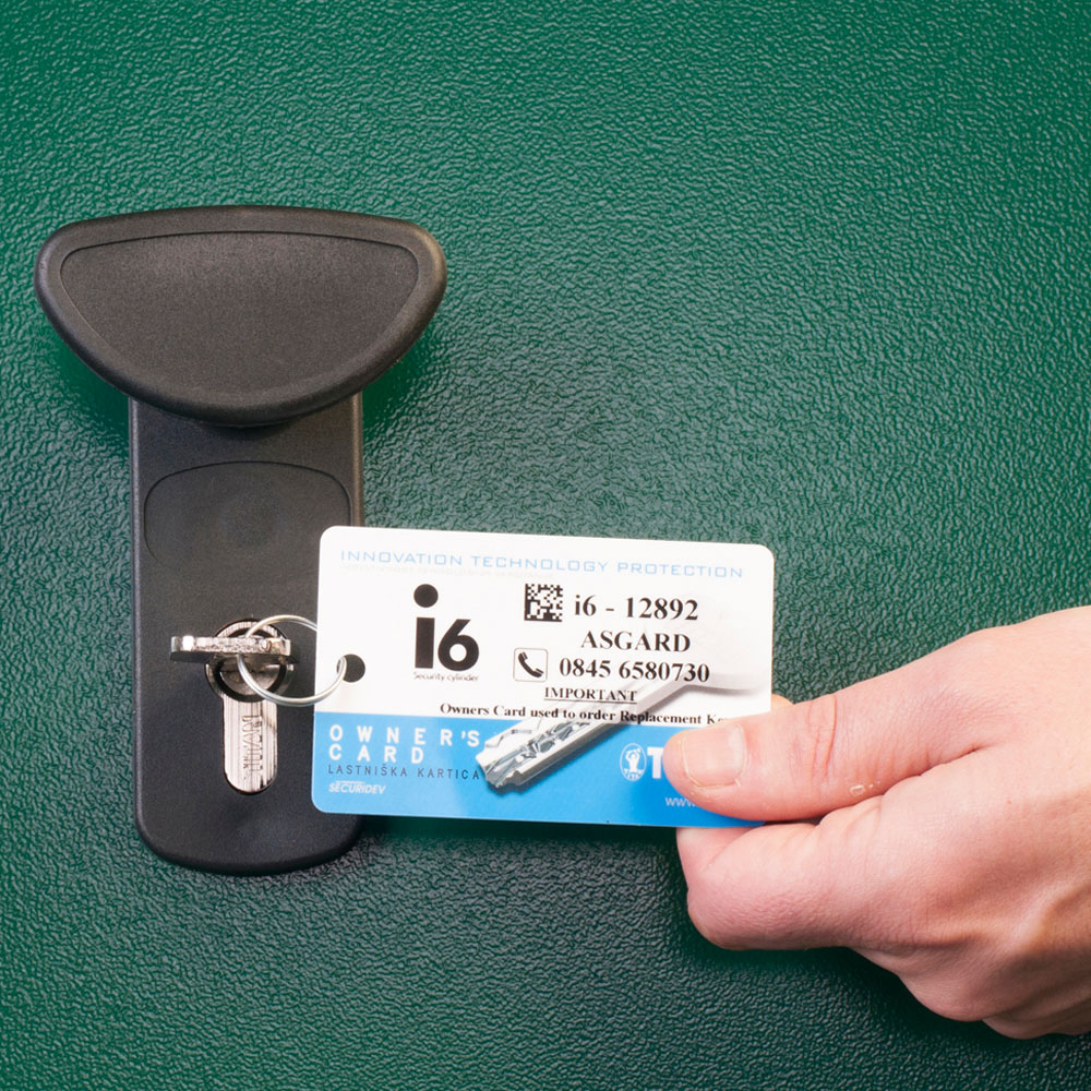 Asgard Gladiator 7 x 7ft Double Door Grey High Security Apex Garden Shed Image 4