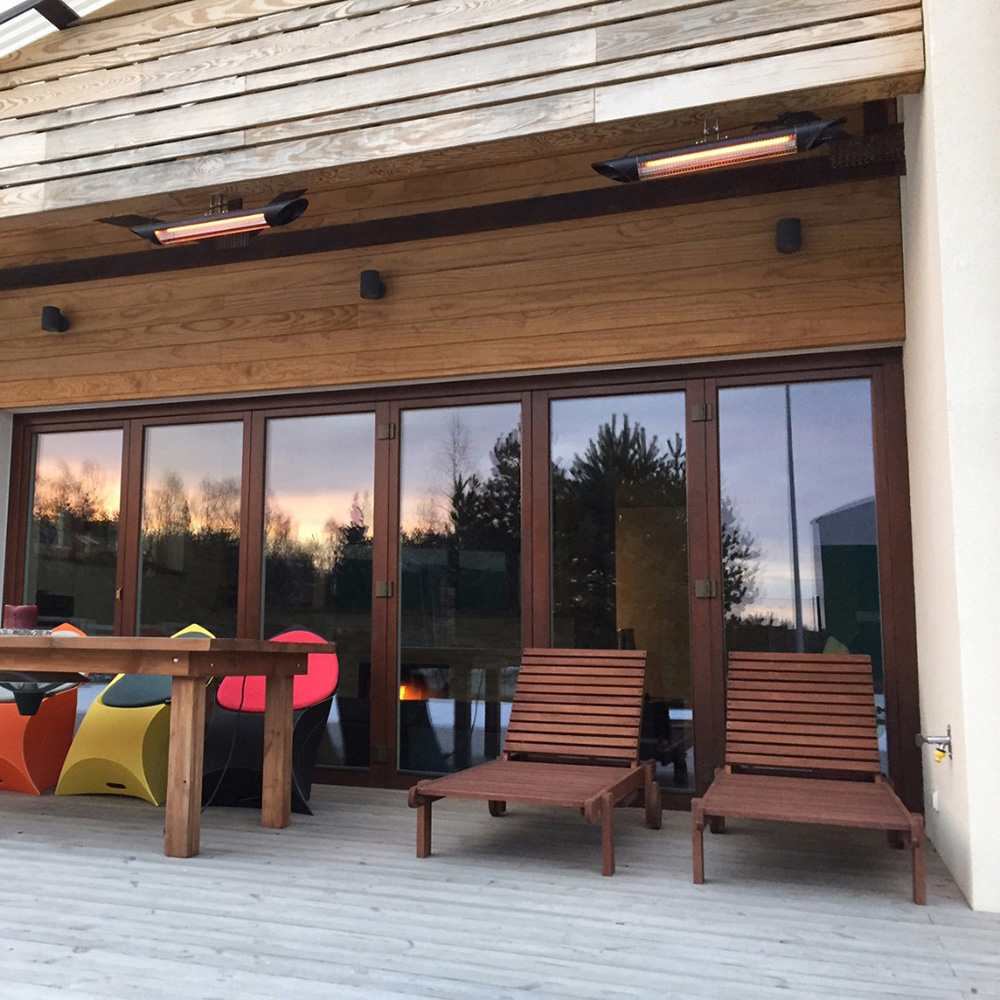 Veito Blade-S2500 Wall and Ceiling Mounted Outdoor Patio Infrared Heater 2500W Image 4