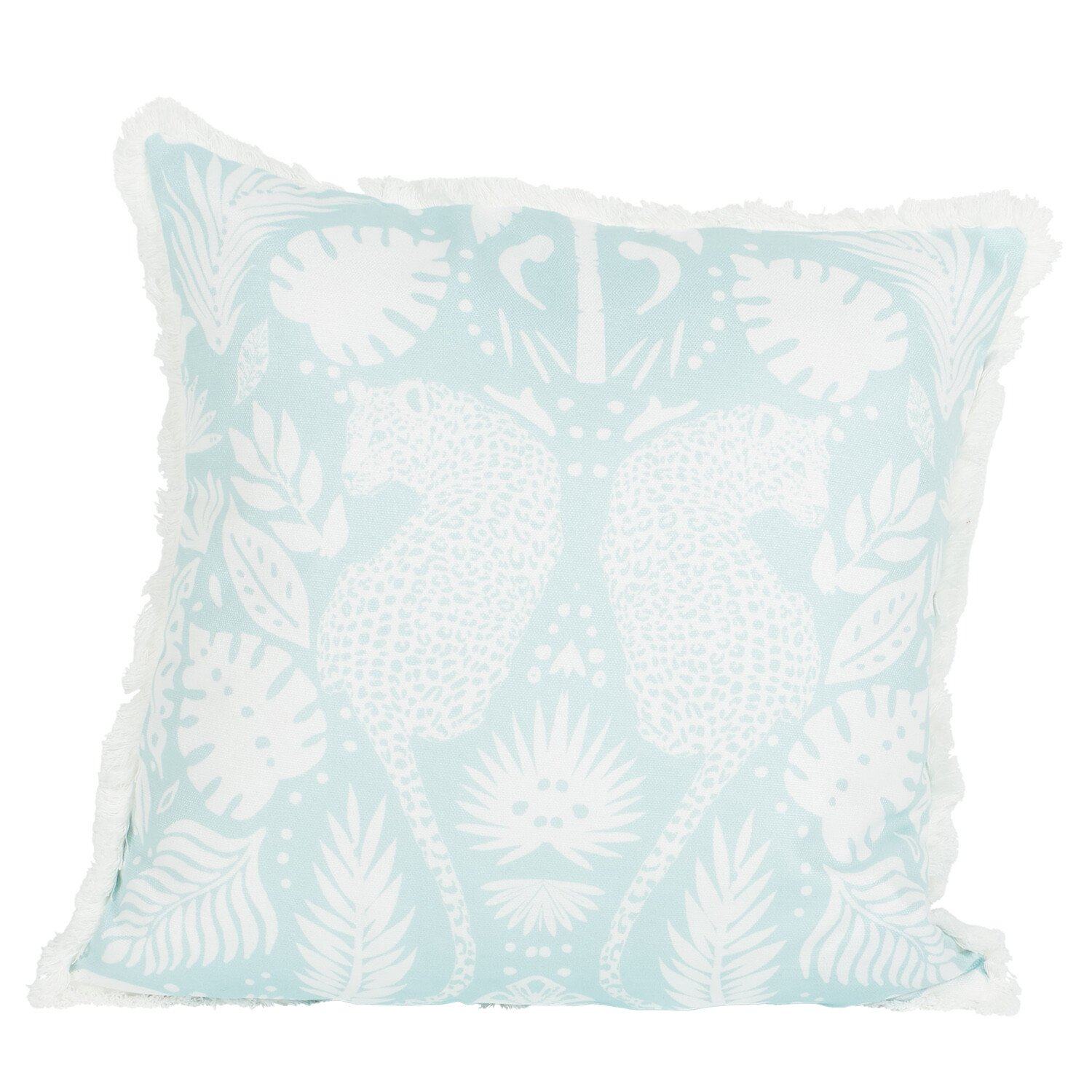 Mali Tropical Cushion - Blue Image 1