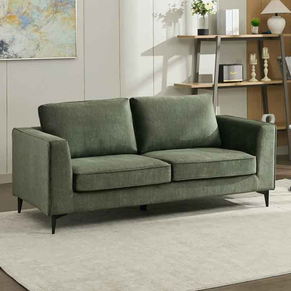 Brooklyn 3 Seater Moss Green Sofa Image 1