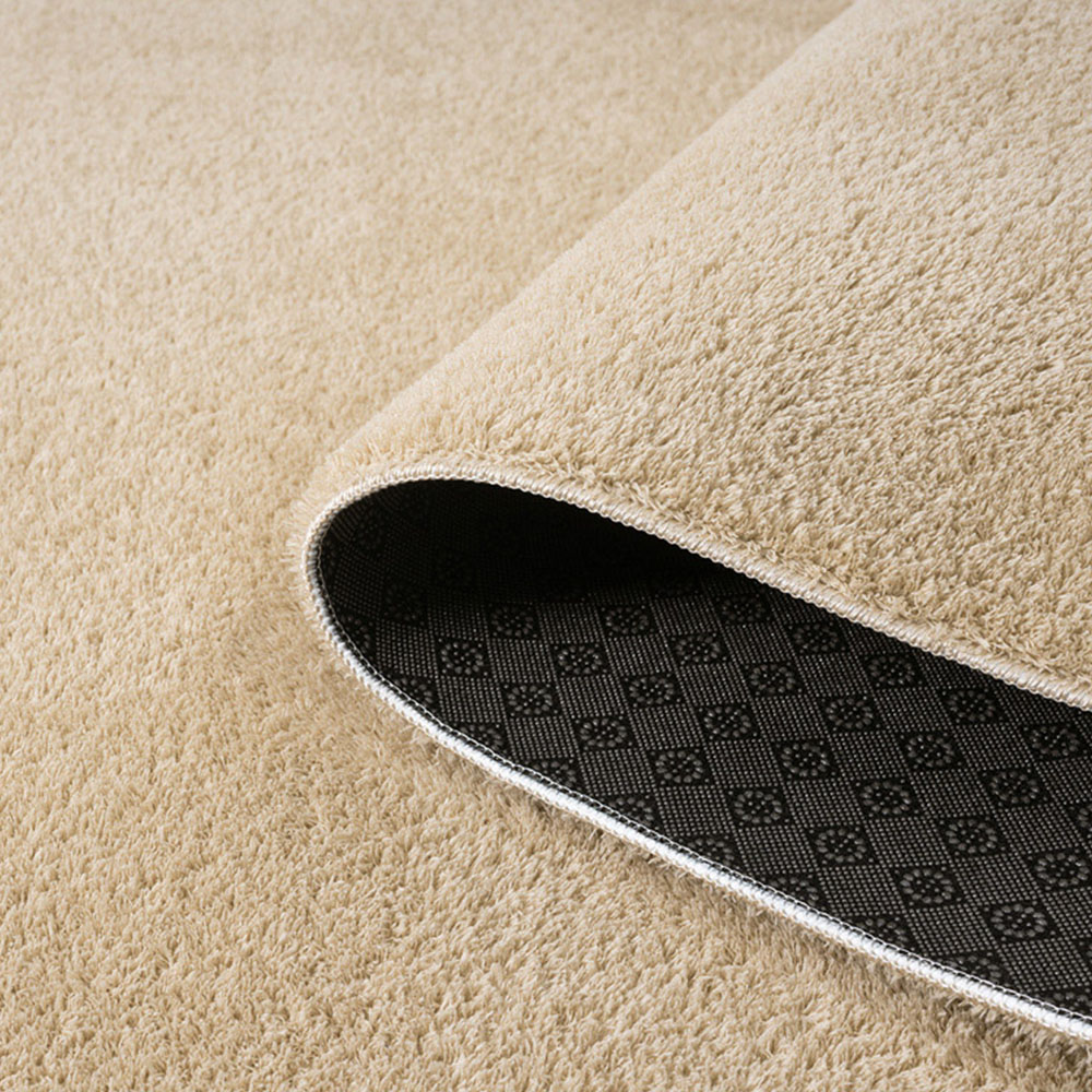 Desire Rugs Comfy Light Beige Anti Slip Felt Backing Rug 60 x 100cm Image 4
