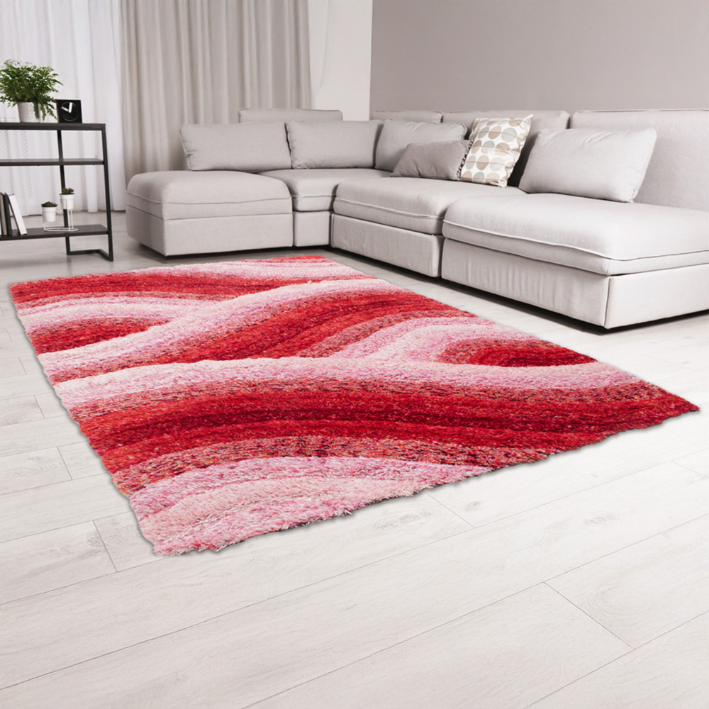 DS Living Wave Purple Ultra Plush Rug 160 x 230cm Image 2